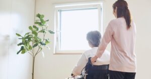 介護中の親子