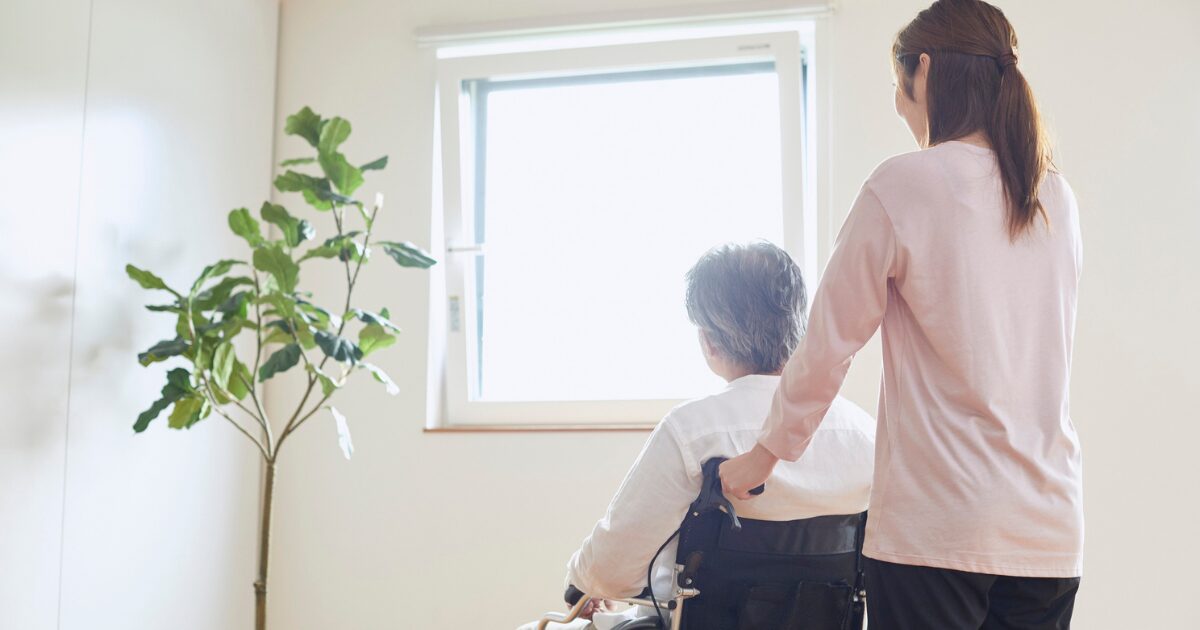 介護中の親子